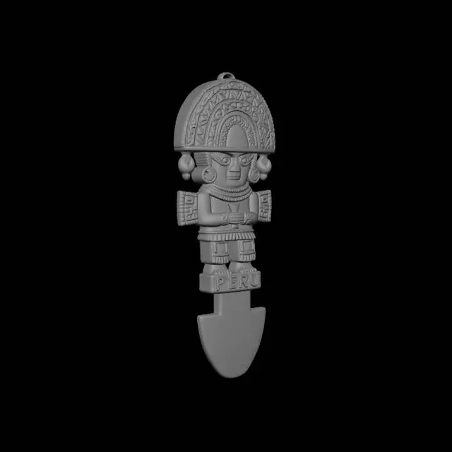 3D model for Peruvian Gold Figurine