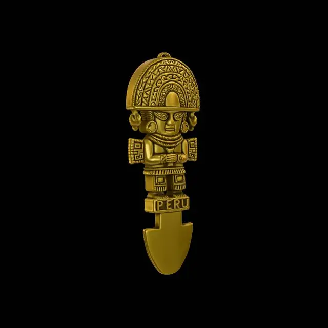 3D model for Peruvian Gold Figurine