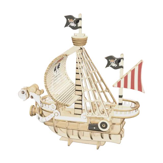3D model for Ornate One Piece Ship