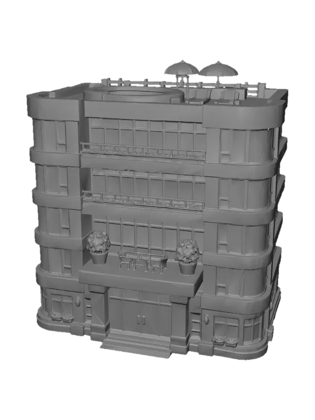 3D model for Rooftop Oasis