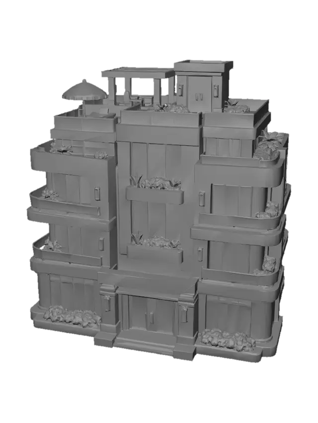 3D model for Rooftop Oasis