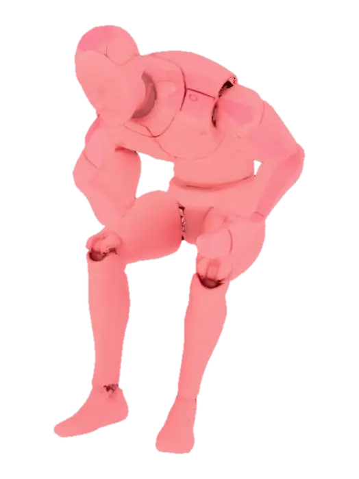 Crash Test Dummy 3D model, vytvořený pomocí AI
