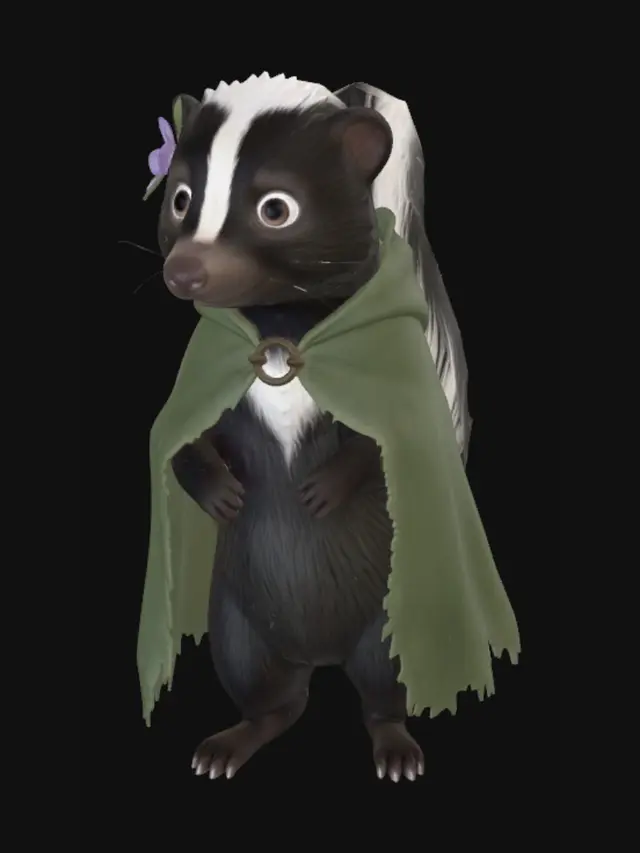 3D model for Skunk in a Cape