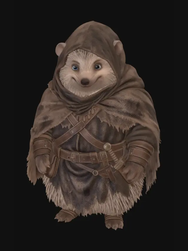 3D model for Hooded Wanderer