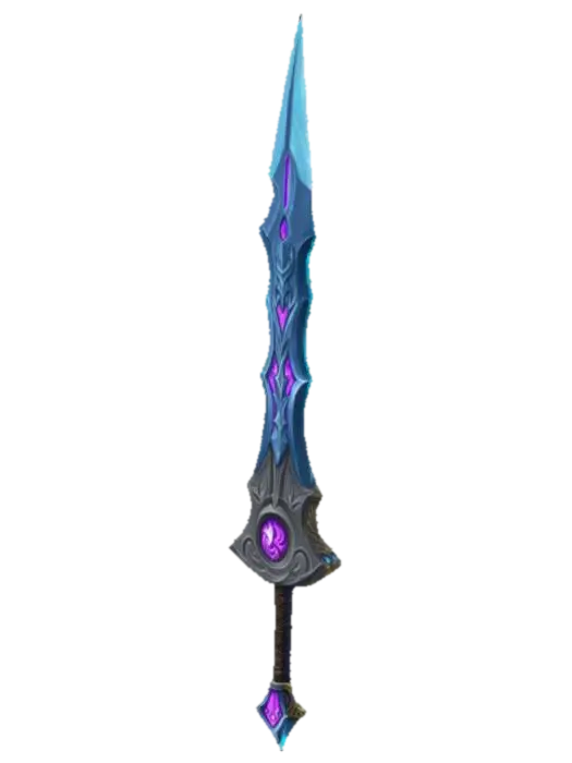 Stylized Sword, World of Warcraft - Wow 3D model, vytvořený pomocí AI