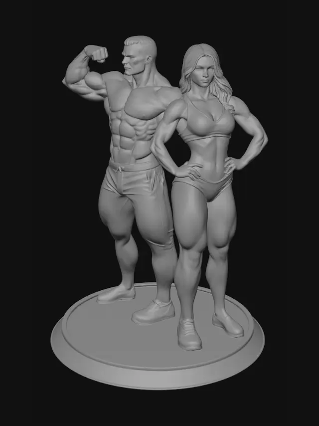 3D model for Iron Duo