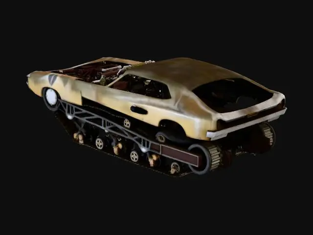 3D model for Desert Cruiser Hybrid