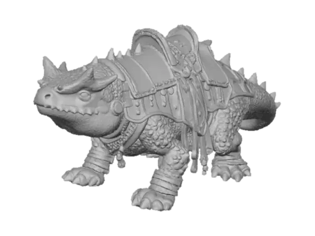 3D model for Land Dragon