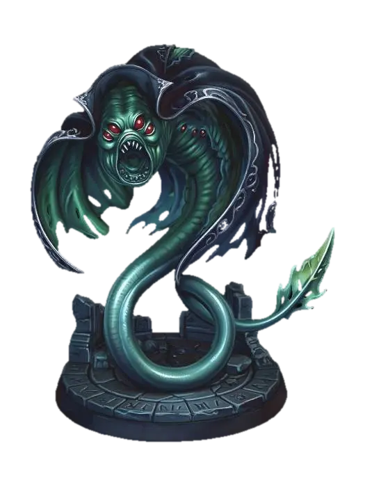 Cloaker Lamprey - Cloaked 3D model, vytvořený pomocí AI
