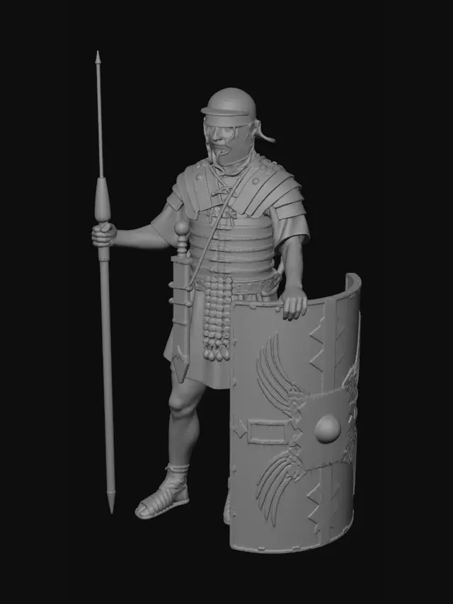 3D model for Roman Legionary
