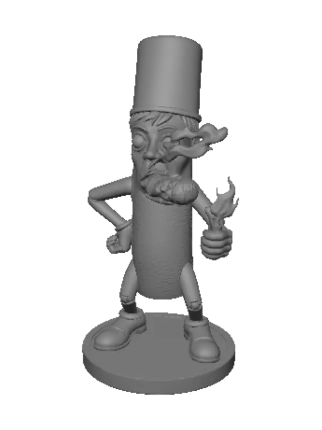 3D model for Mr. Butt's Smokin' Joe