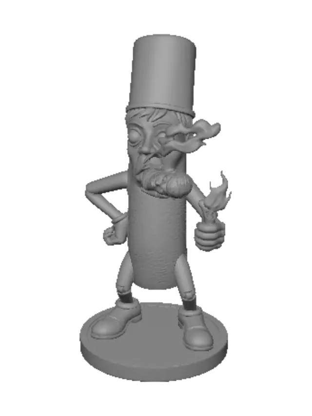 3D model for Mr. Butt's Smokin' Joe
