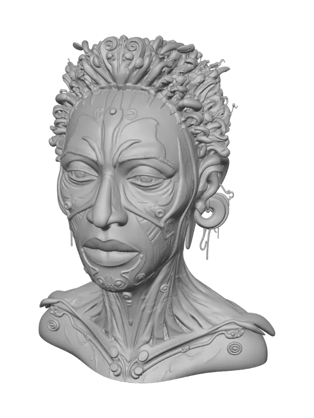 3D model for Golden Circuit Queen