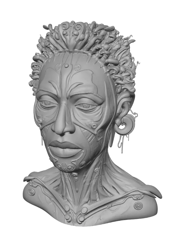 3D model for Golden Circuit Queen