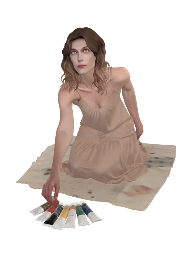 Studio Reverie - Creativity 3D model, vytvořený pomocí AI