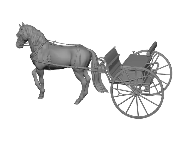 3D model for Horsedrawn