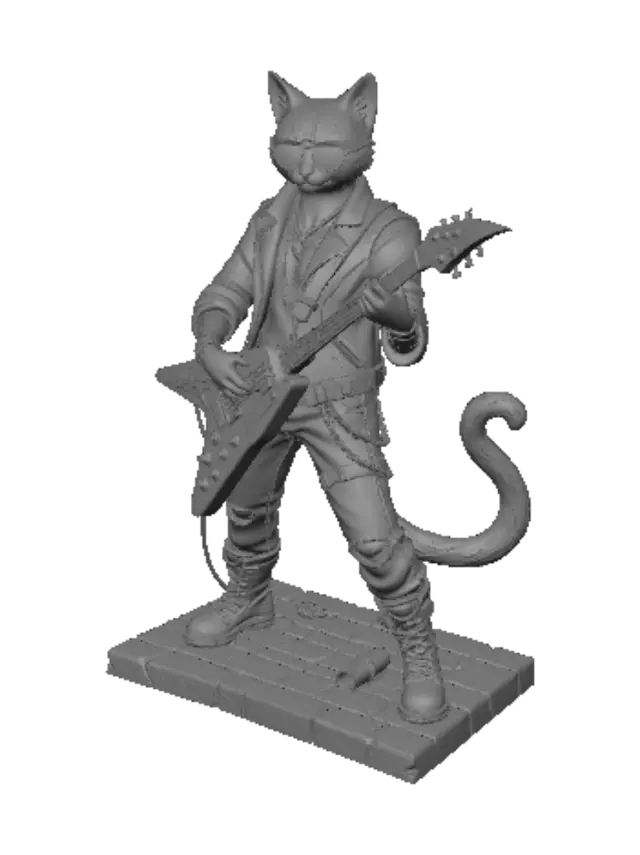 3D model for Rocking Cat at the Tavern