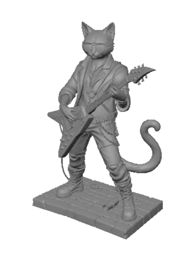3D model for Rocking Cat at the Tavern