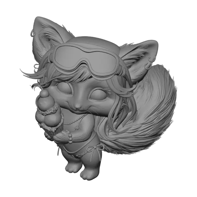 3D model for Sundae Fox