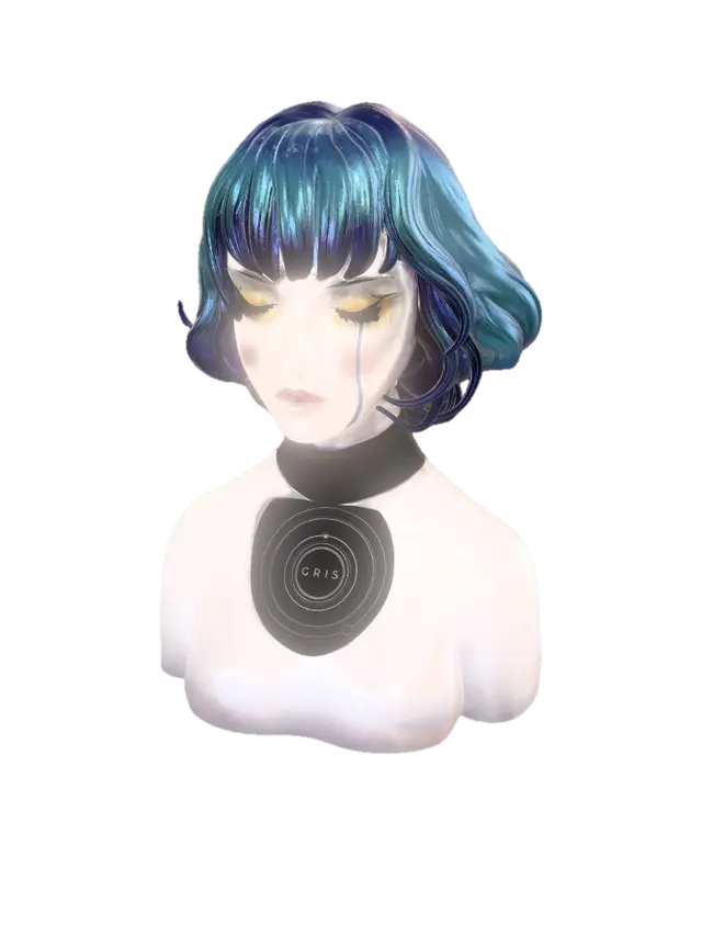 Whispers in Color - Gap-3D-modell, genererad av AI