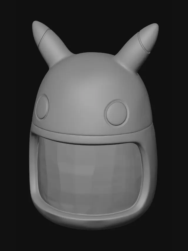 3D model for 一个适合38灯皮卡丘的灯罩