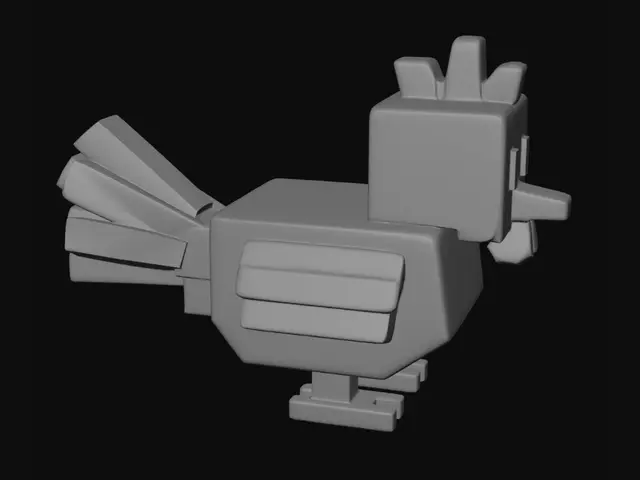 3D model for Blocky Chicken