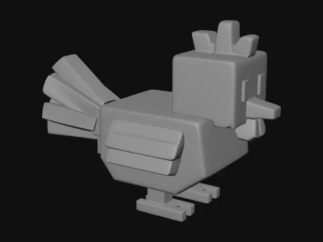 3D model for Blocky Chicken