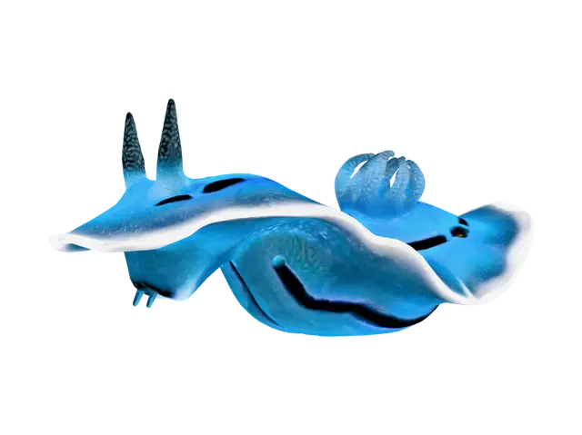 3D model for Twin Blue Rays