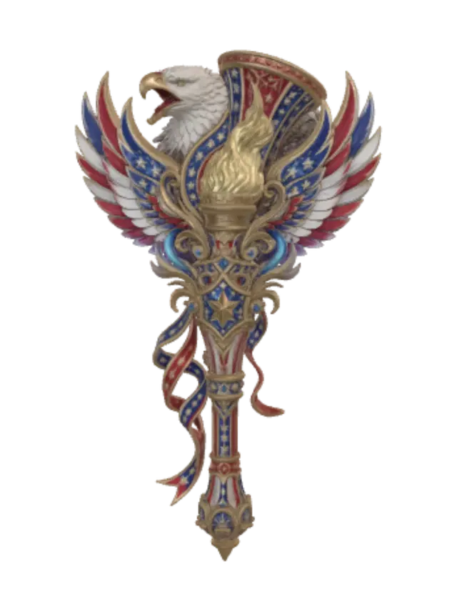 3D model for Patriotic Phoenix Scepter
