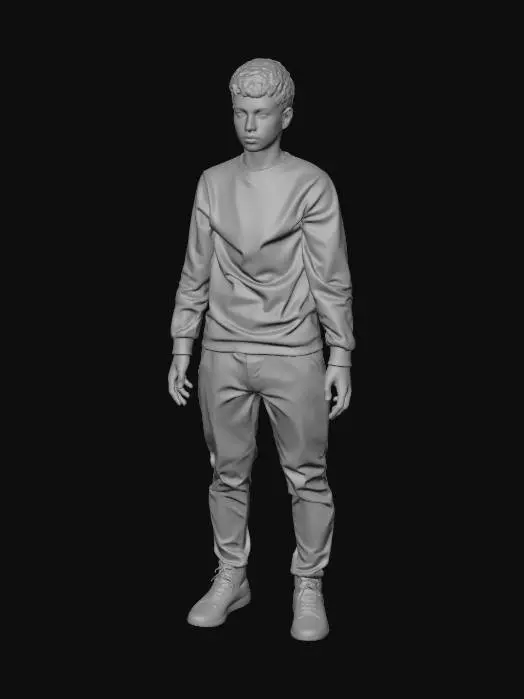 3D model for Wood-Walled Portrait
