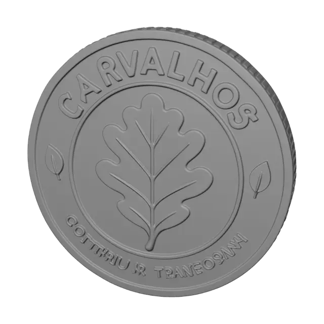 3D model for Carvalhos Oak Coin