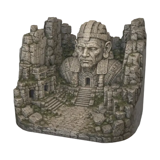 Inka Ruine - Colossal 3D model, vytvořený pomocí AI
