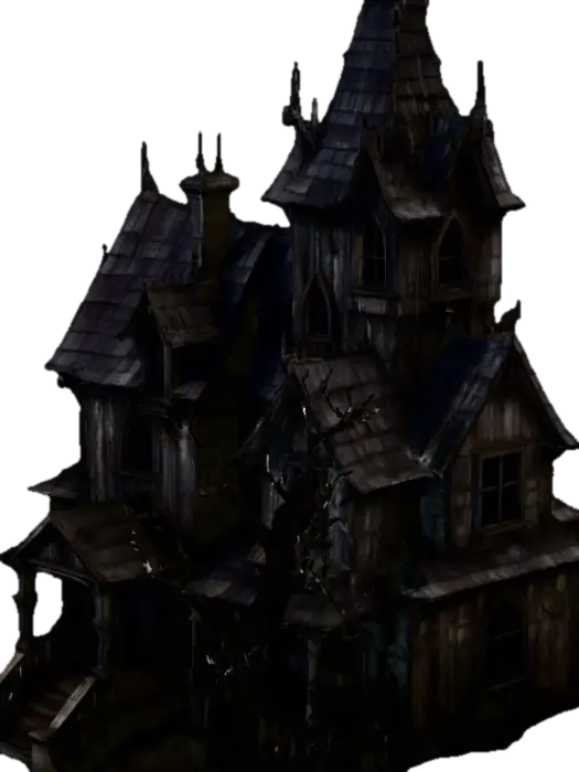 Haunted Echoes - Paranormal 3D model, vytvořený pomocí AI