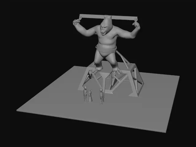 3D model for King Kong on Stage
