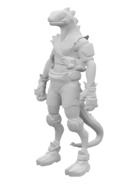 3D model for Lizard Skater Hero