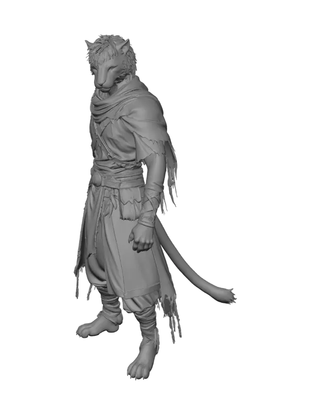 3D model for Leopard Knight of the Mist