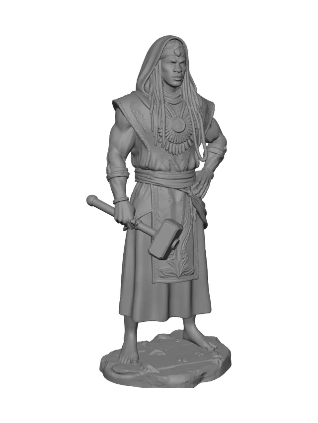 3D model for Hammer-Wielding Sun Priest