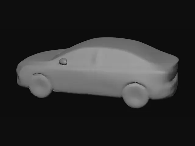 3D model for MG5 Red Sedan