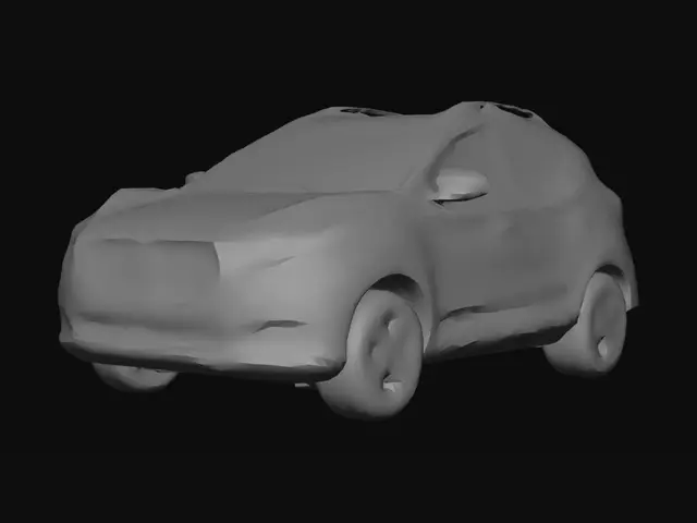 3D model for MG ZS SUV Front View
