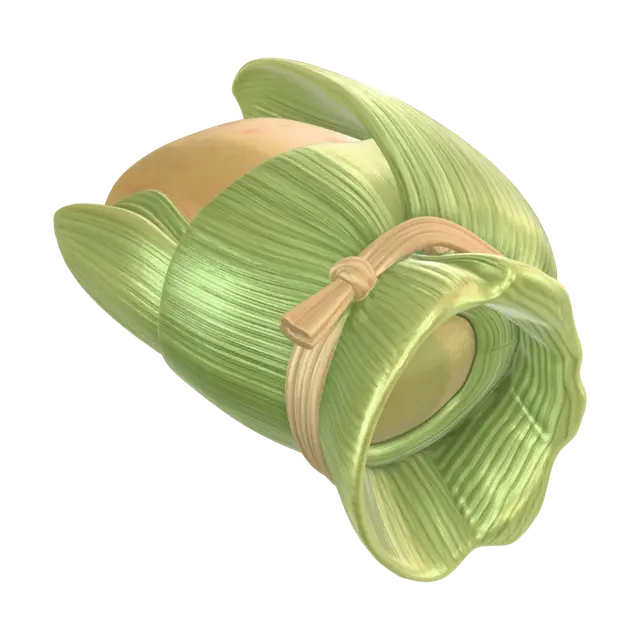 Pamonha 3D - Corn 3D model, vytvořený pomocí AI