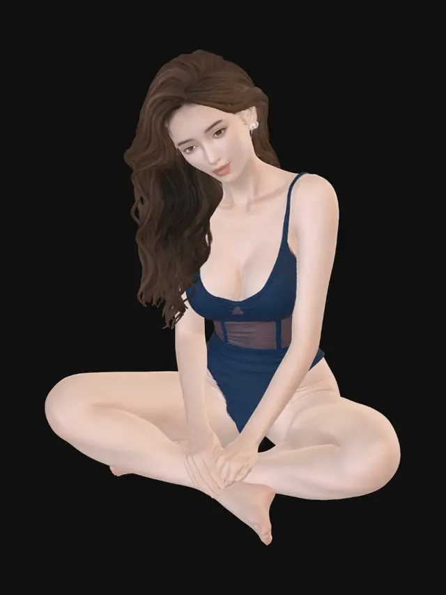 3D model for Poolside Serenity