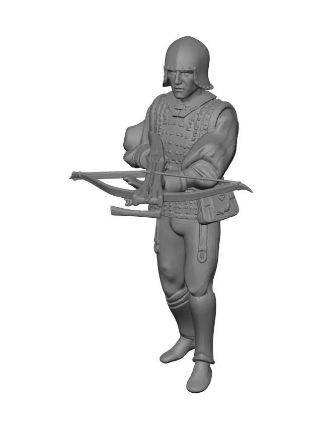 3D model for Stylized Crossbowman