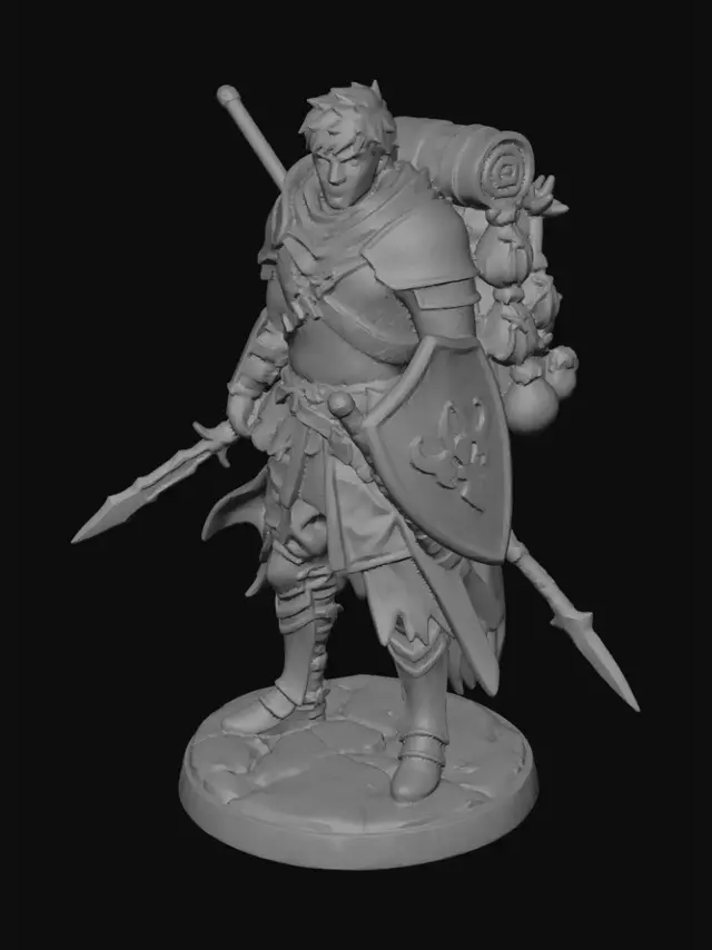 3D model for Darksteel Warden