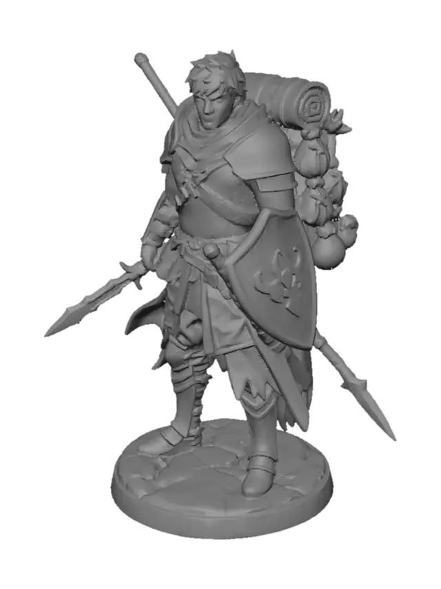 3D model for Darksteel Warden