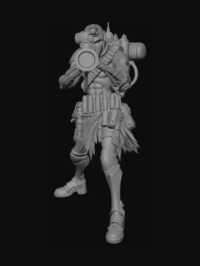 3D model for Ironwatch Sniper