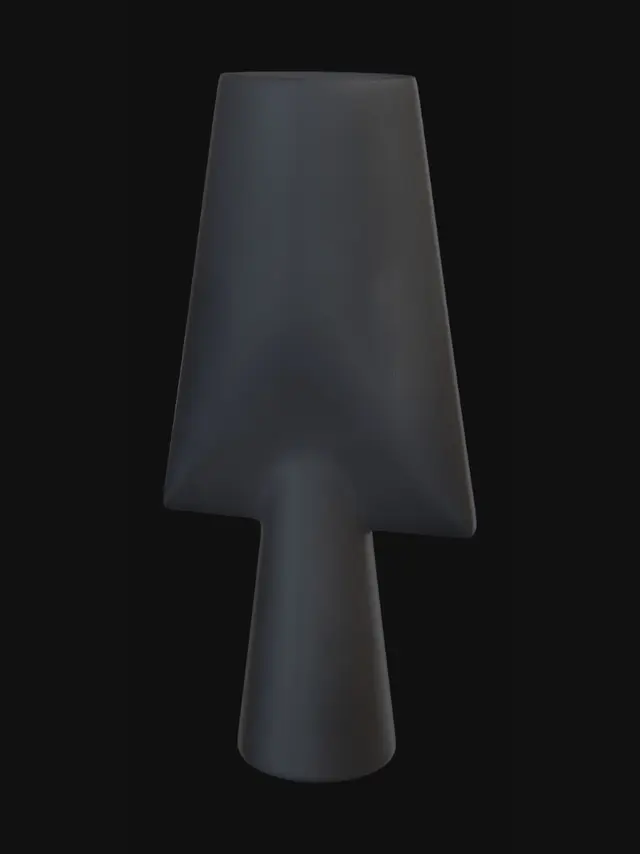 3D model for Monochrome Vessel