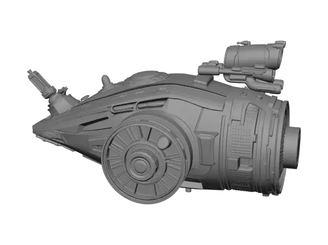 3D model for make an alien mothership with an alien vacuum cleaner to suck up all of earths rubbish and have it futuristic as hell and have futuristic rubbish powered rocket propellers