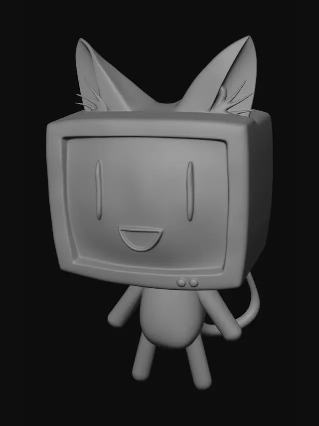 3D model for CRT Kitty