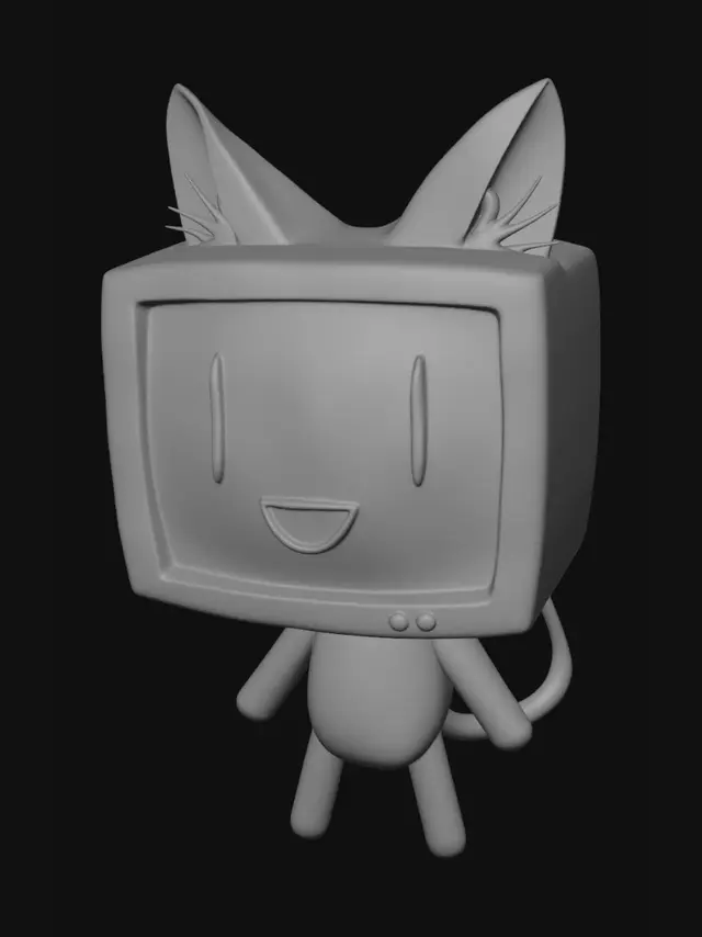 3D model for CRT Kitty