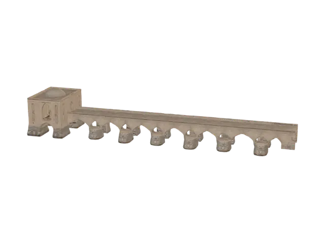 3D model for Stone Arch Bridge with Gatehouse